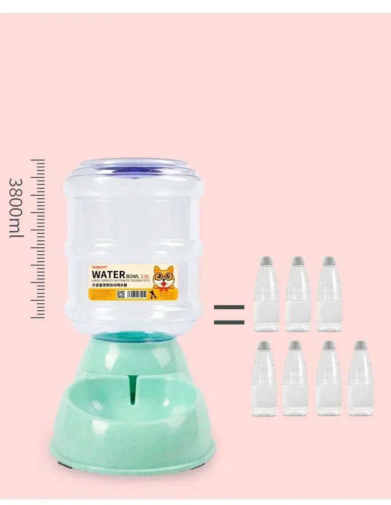 Dog Automatic Feeders Plastic Water Bottle Cat Bowl Feeding and Drinking Dog Water Dispenser Pet Feeding Bowl Pet Supplies - Lily.sg Global Shopping