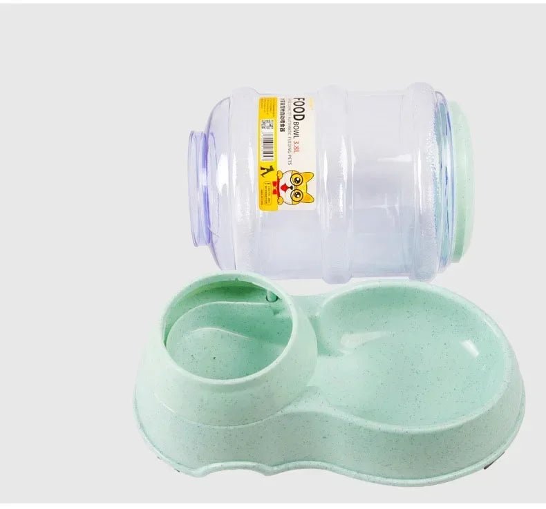 Dog Automatic Feeders Plastic Water Bottle Cat Bowl Feeding and Drinking Dog Water Dispenser Pet Feeding Bowl Pet Supplies - Lily.sg Global Shopping