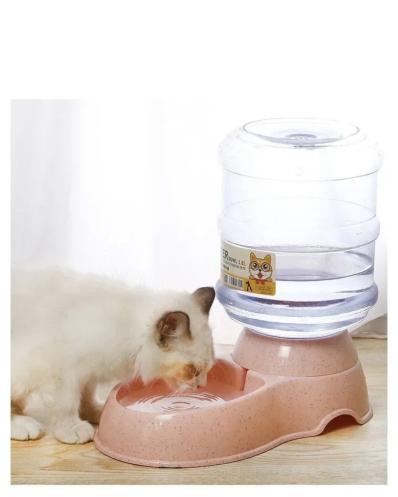 Dog Automatic Feeders Plastic Water Bottle Cat Bowl Feeding and Drinking Dog Water Dispenser Pet Feeding Bowl Pet Supplies - Lily.sg Global Shopping