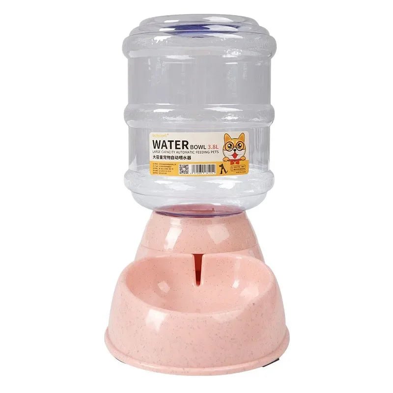 Dog Automatic Feeders Plastic Water Bottle Cat Bowl Feeding and Drinking Dog Water Dispenser Pet Feeding Bowl Pet Supplies - Lily.sg Global Shopping