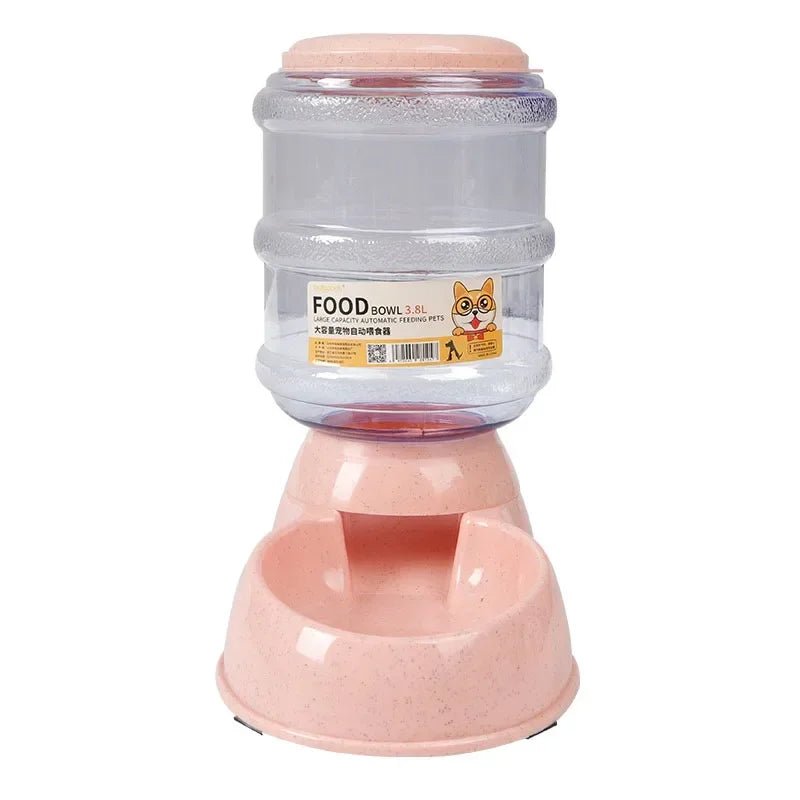 Dog Automatic Feeders Plastic Water Bottle Cat Bowl Feeding and Drinking Dog Water Dispenser Pet Feeding Bowl Pet Supplies - Lily.sg Global Shopping