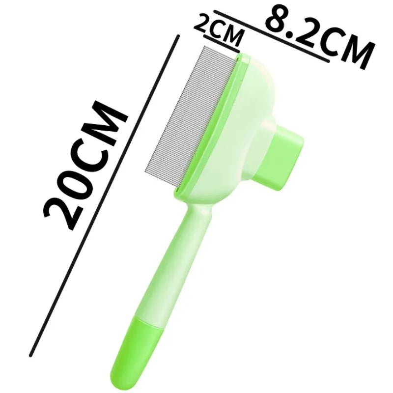 Dog Comb Pet Hair Remover One Button Dogs Brush Self - cleaning Cat Brush Massage Combs for Dog Grooming Brushes for Pet Products - Lily.sg Global Shopping