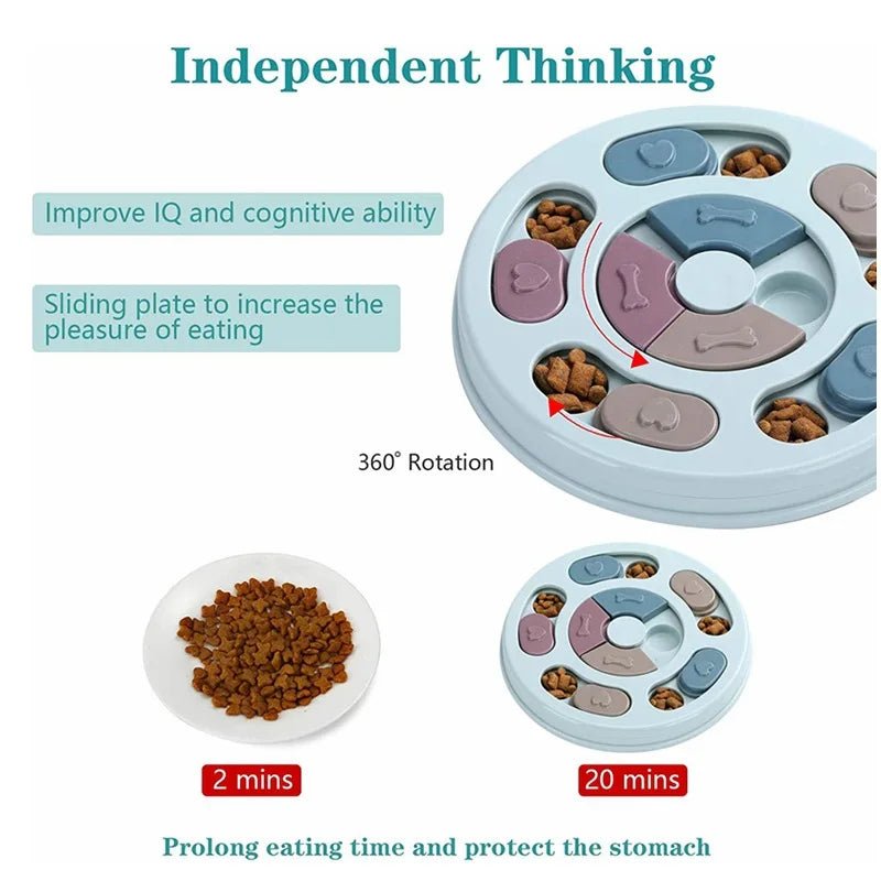 Dog Food Hiding Bowl, Slow Food Training, Dog Educational Toy To Relieve Boredom, Interactive Educational Feeding Toy - Lily.sg Global Shopping