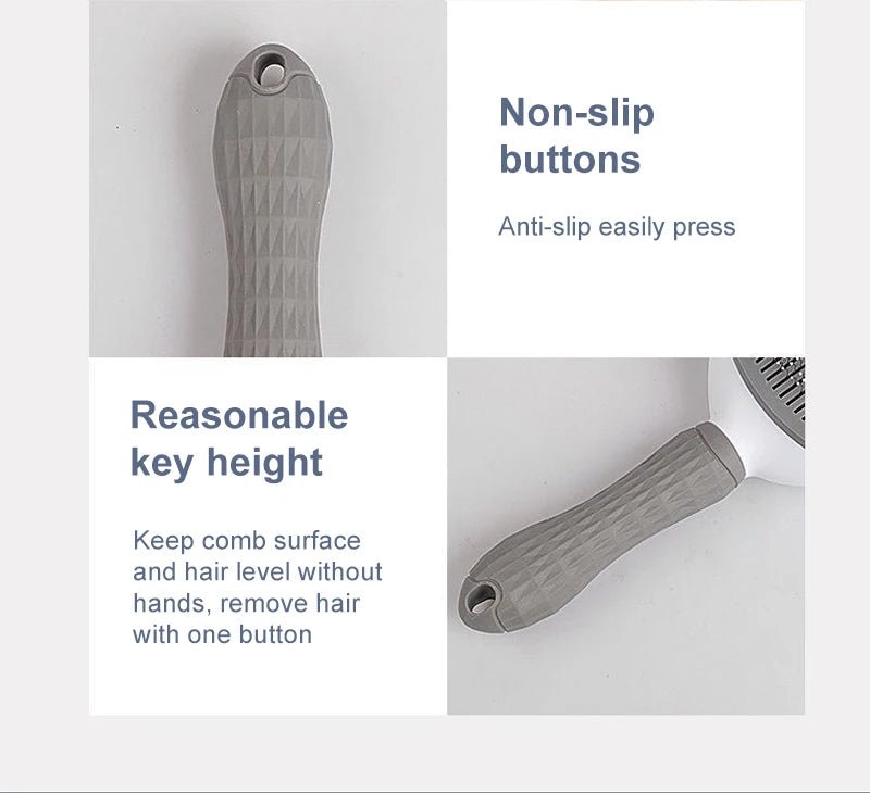 Dog Hair Remover Brush Cat Dog Hair Grooming And Care Comb For Long Hair Dog Pet Removes Hairs Cleaning Bath Brush Dog Supplies - Lily.sg Global Shopping