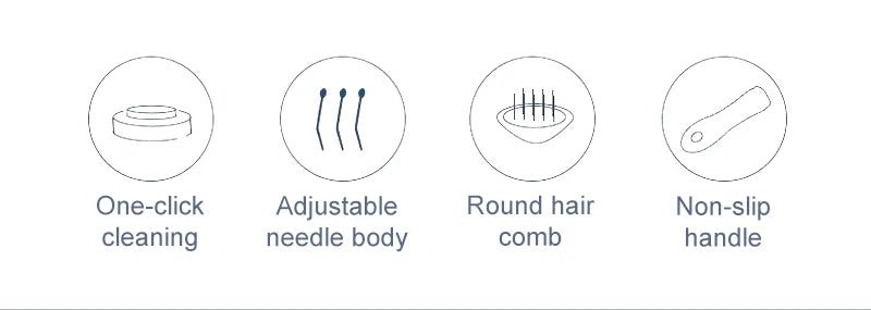 Dog Hair Remover Brush Cat Dog Hair Grooming And Care Comb For Long Hair Dog Pet Removes Hairs Cleaning Bath Brush Dog Supplies - Lily.sg Global Shopping