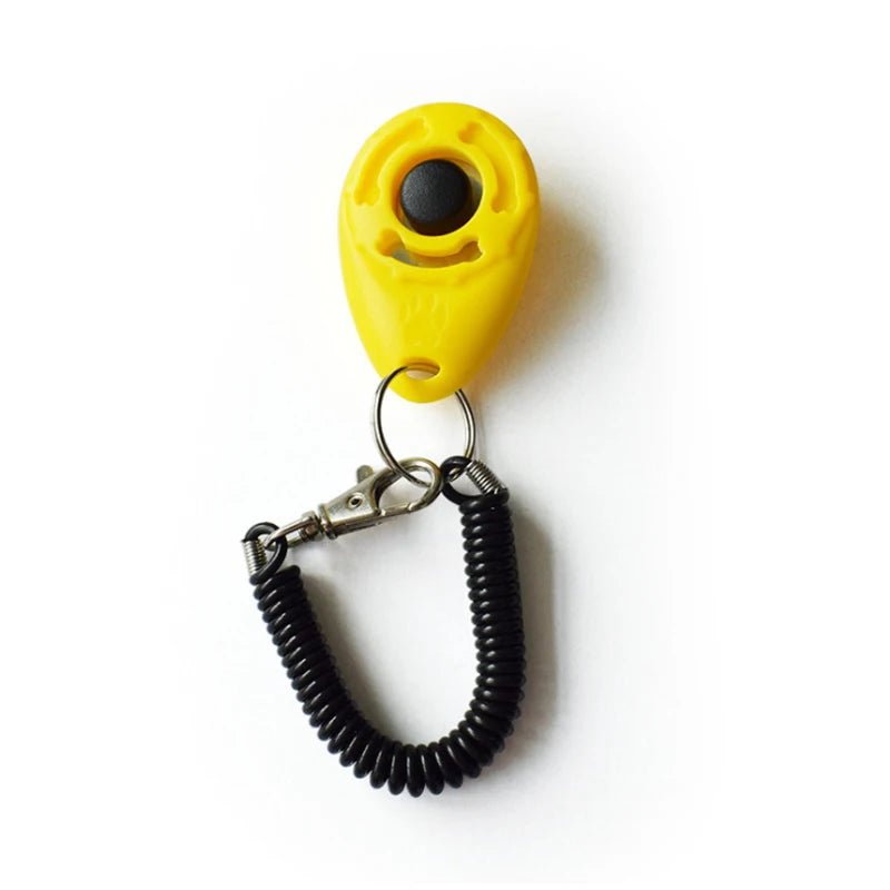 Dog Training Clicker Pet Cat Plastic New Dogs Click Trainer Aid Tools Adjustable Wrist Strap Sound Key Chain Dog Supplies - Lily.sg Global Shopping