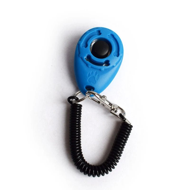 Dog Training Clicker Pet Cat Plastic New Dogs Click Trainer Aid Tools Adjustable Wrist Strap Sound Key Chain Dog Supplies - Lily.sg Global Shopping