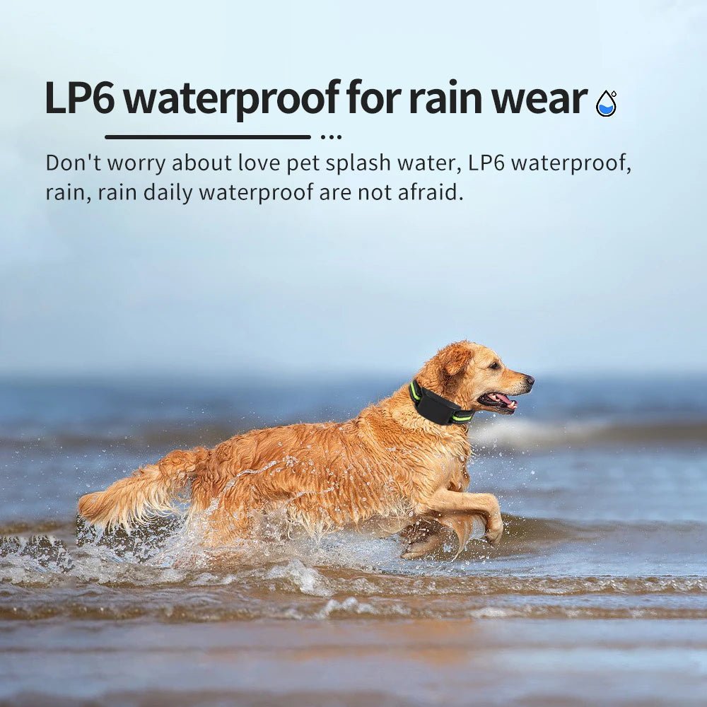 Dog Training Collar Anti - barking Collar Automatic Anti Bark Dog Collar USB Rechargeable Dog Trainer Electric Shock Beep - Lily.sg Global Shopping