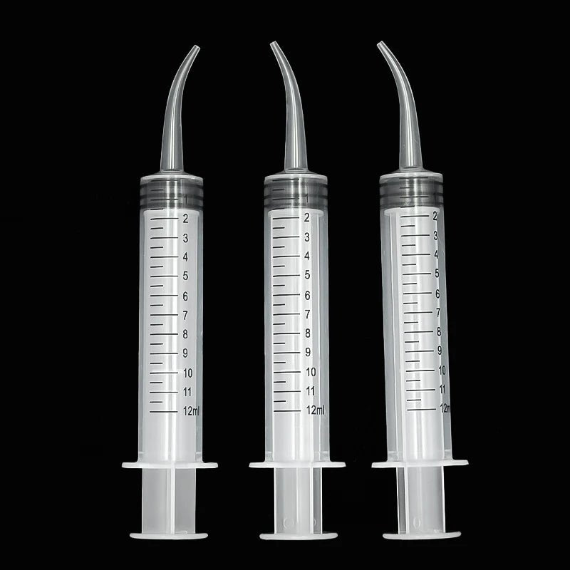 Elbow Syringe Bird Feeding Breast Feeding Medicine Feeder 12ml Plastic Syringe Needleless Syringe Pigeon Feeding - Lily.sg Global Shopping