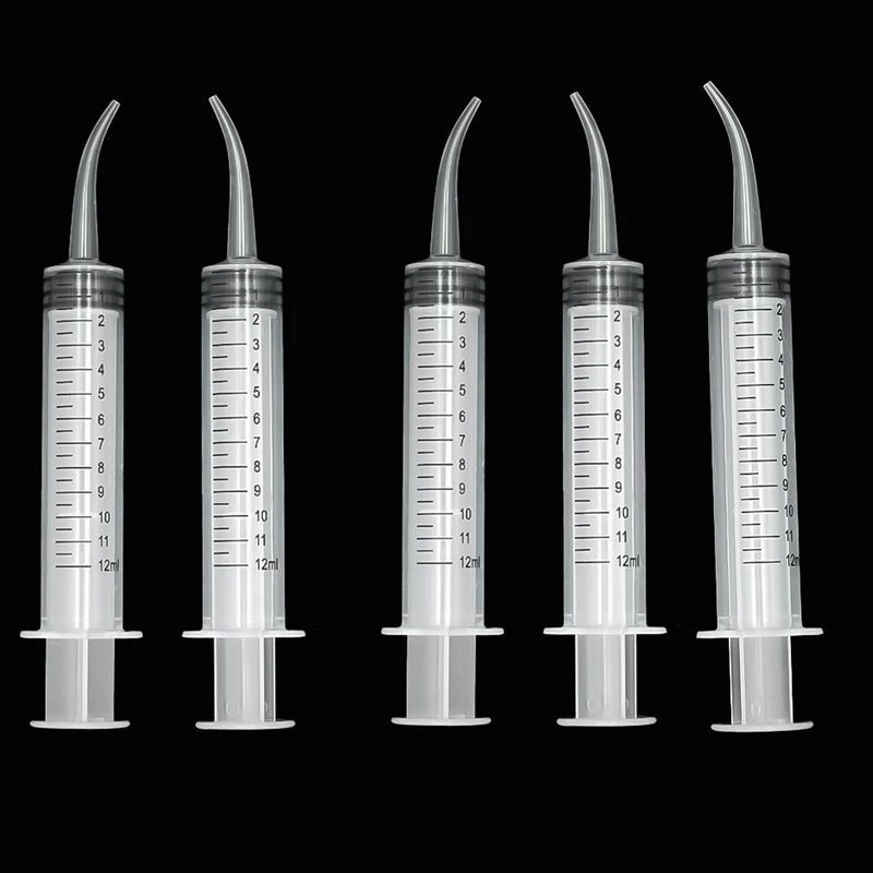 Elbow Syringe Bird Feeding Breast Feeding Medicine Feeder 12ml Plastic Syringe Needleless Syringe Pigeon Feeding - Lily.sg Global Shopping