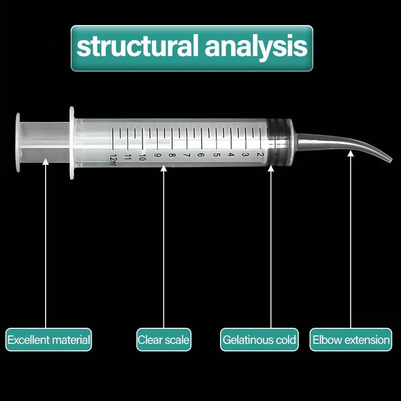 Elbow Syringe Bird Feeding Breast Feeding Medicine Feeder 12ml Plastic Syringe Needleless Syringe Pigeon Feeding - Lily.sg Global Shopping