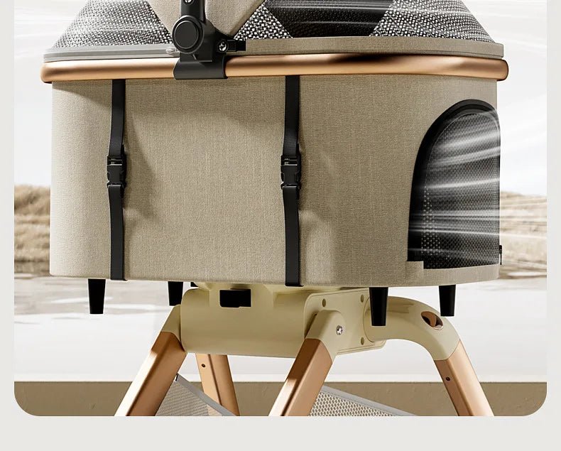 Fashion Lightweight Pet Cart High Value Lightweight Folding Cart Bag Separation Dog Cat Dog Strollers Pet Products - Lily.sg Global Shopping