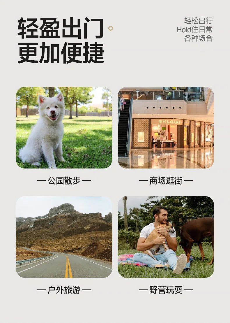 Fashion Lightweight Pet Cart High Value Lightweight Folding Cart Bag Separation Dog Cat Dog Strollers Pet Products - Lily.sg Global Shopping