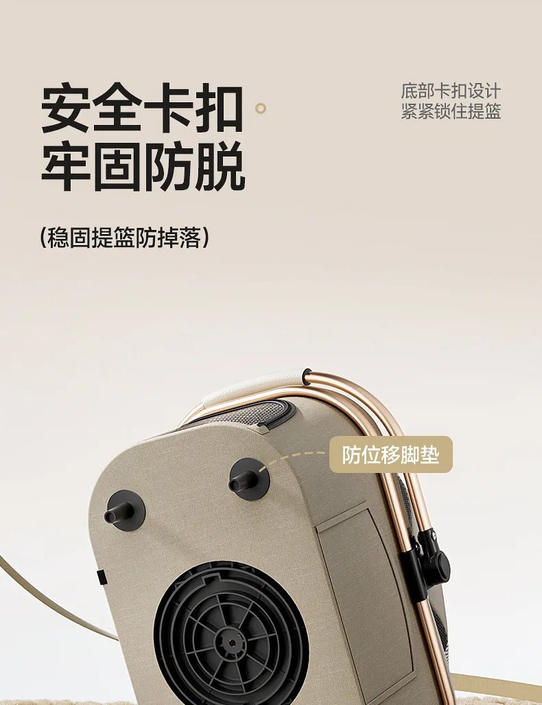 Fashion Lightweight Pet Cart High Value Lightweight Folding Cart Bag Separation Dog Cat Dog Strollers Pet Products - Lily.sg Global Shopping