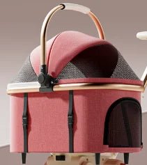 Fashion Lightweight Pet Cart High Value Lightweight Folding Cart Bag Separation Dog Cat Dog Strollers Pet Products - Lily.sg Global Shopping