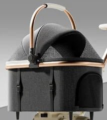 Fashion Lightweight Pet Cart High Value Lightweight Folding Cart Bag Separation Dog Cat Dog Strollers Pet Products - Lily.sg Global Shopping