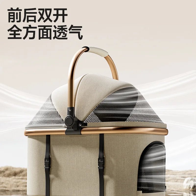 Fashion Lightweight Pet Cart High Value Lightweight Folding Cart Bag Separation Dog Cat Dog Strollers Pet Products - Lily.sg Global Shopping