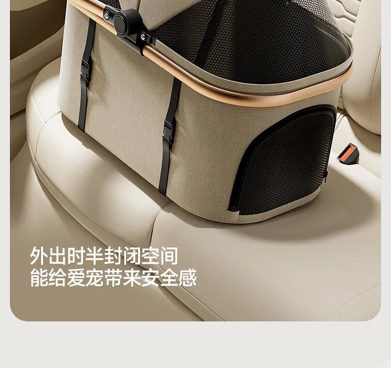 Fashion Lightweight Pet Cart High Value Lightweight Folding Cart Bag Separation Dog Cat Dog Strollers Pet Products - Lily.sg Global Shopping