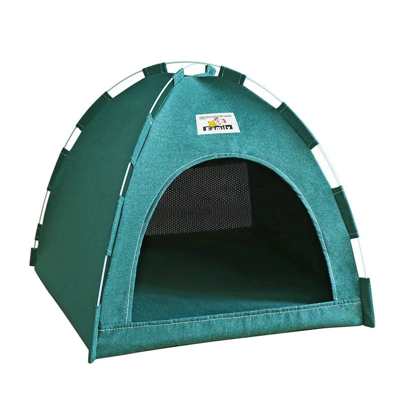 Foldable Cat House Pet Tent Four Seasons Universal Cat and Dog Pet Nest Summer Cool Mat Outdoor Portable Foldable Breathable - Lily.sg Global Shopping