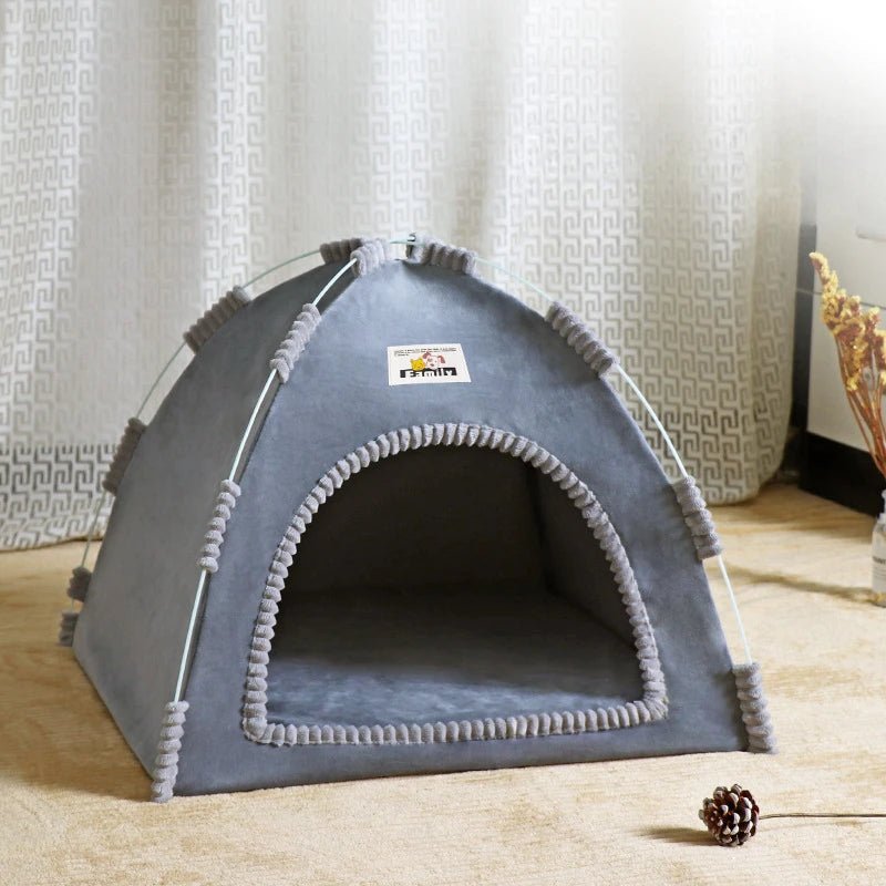 Foldable Cat House Pet Tent Four Seasons Universal Cat and Dog Pet Nest Summer Cool Mat Outdoor Portable Foldable Breathable - Lily.sg Global Shopping