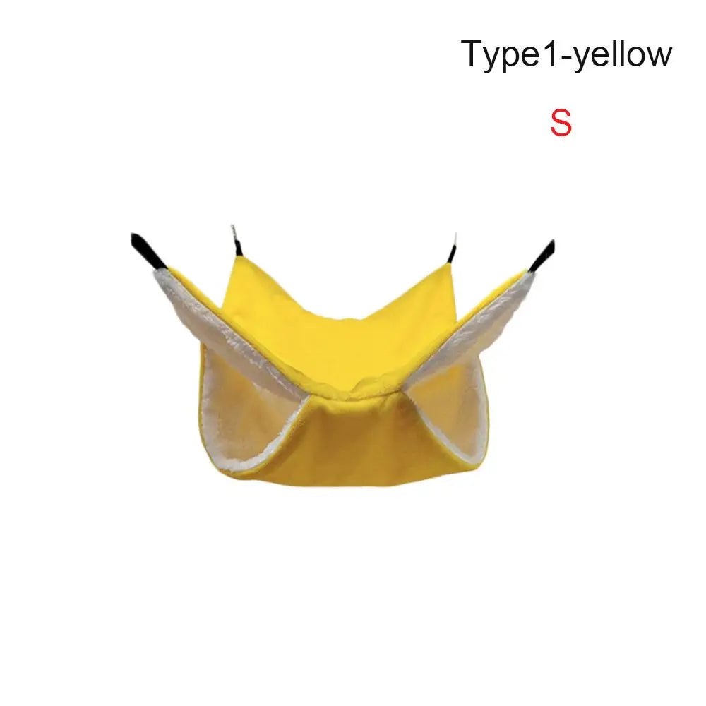 Hammock For Rats Double Thick Plush Warm Bed For Hamster House Nest Sleeping Bag Hanging Tree Beds Pet Rat Squirrel Hamster Nest - Lily.sg Global Shopping