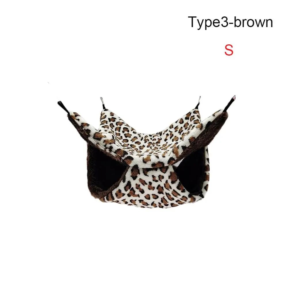 Hammock For Rats Double Thick Plush Warm Bed For Hamster House Nest Sleeping Bag Hanging Tree Beds Pet Rat Squirrel Hamster Nest - Lily.sg Global Shopping