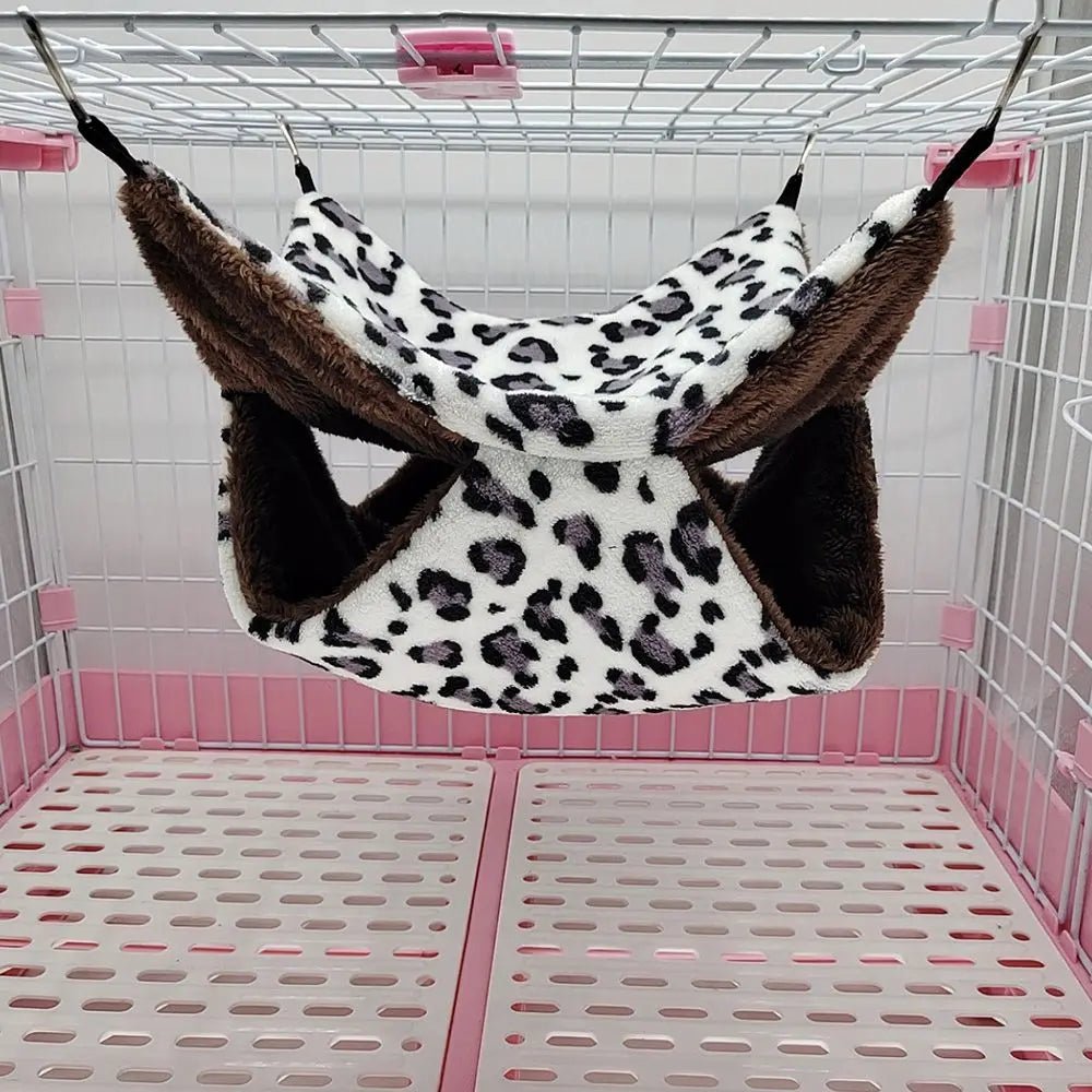 Hammock For Rats Double Thick Plush Warm Bed For Hamster House Nest Sleeping Bag Hanging Tree Beds Pet Rat Squirrel Hamster Nest - Lily.sg Global Shopping