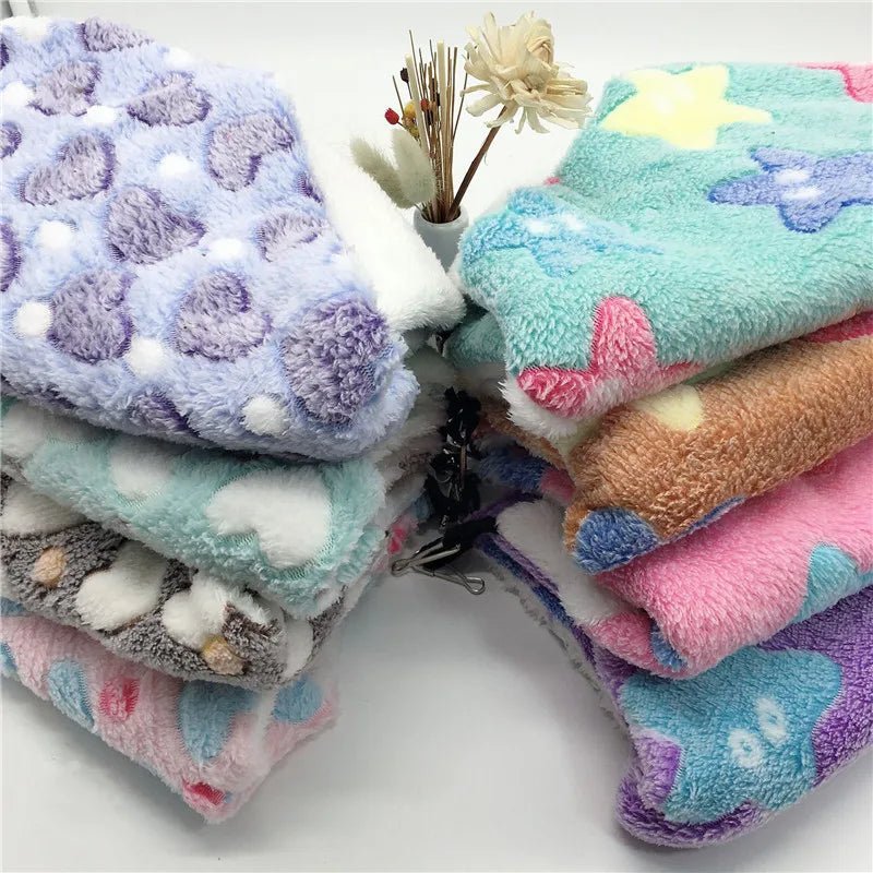 Hamster Hideout Cage Print Fleece Guinea Pig Sugar Glider Sleeping Bed Rodent Hammock Rat Little House Animals Supplies - Lily.sg Global Shopping