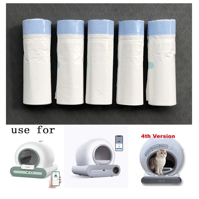 Heavy Duty Cat Litter Box Liners for TONEPIE Self - cleaning Box - a Perfect Fit Preventing Mess and Odors Garbage Bag Poop Bags - Lily.sg Global Shopping