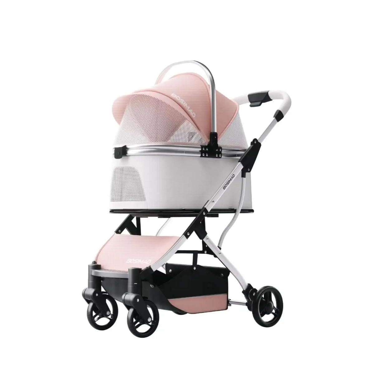 High appearance Pet Stroller Detachable Multifunctional Pet Carrier Lightweight and Foldable Portable Pet Stroller Dogs Buggy - Lily.sg Global Shopping