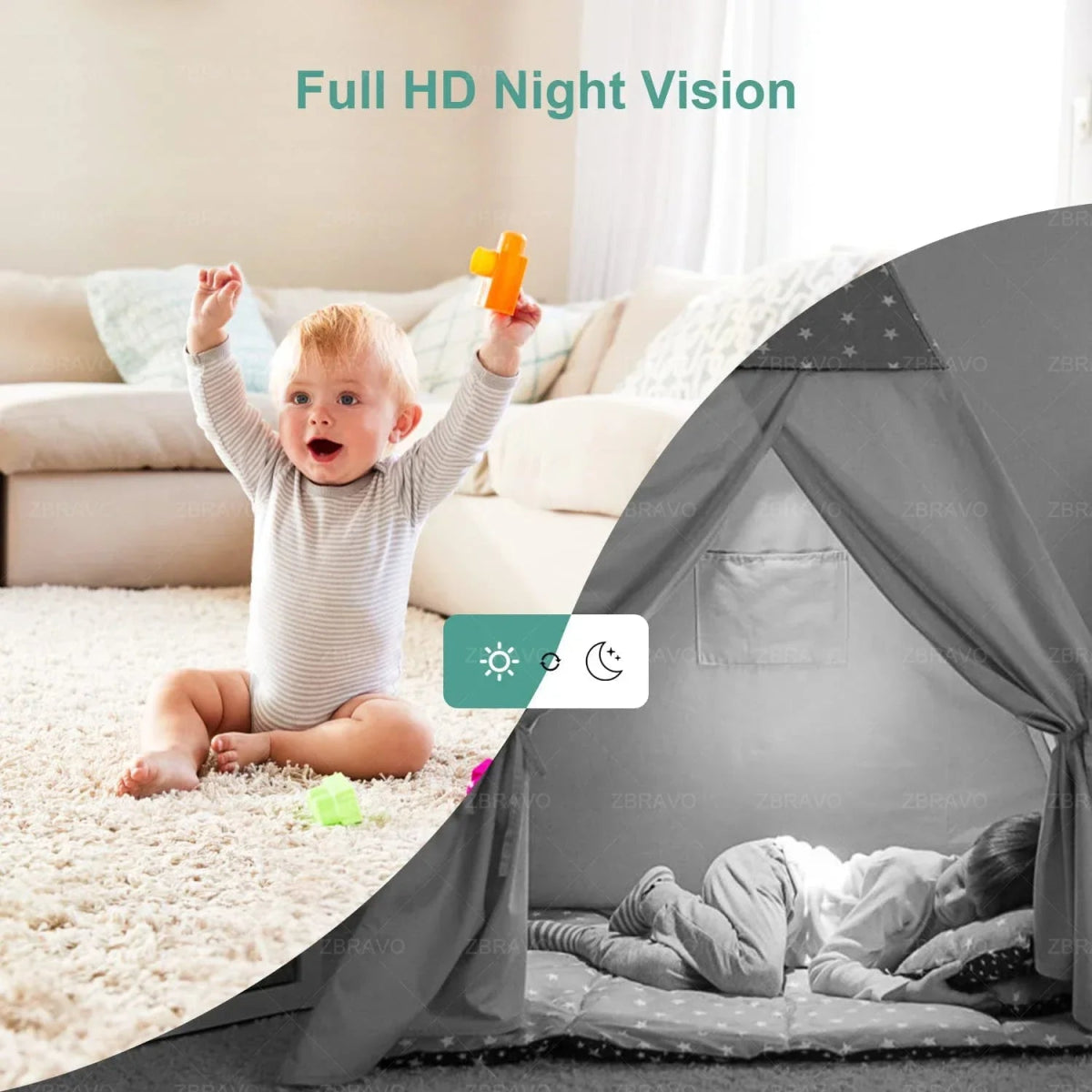 ICSEE Mini Wifi Camera 3MP 5MP Color Night Vision Two Way Audio Auto Tracking Indoor Use Baby Monitor Wireless Security Camera - Lily.sg Global Shopping