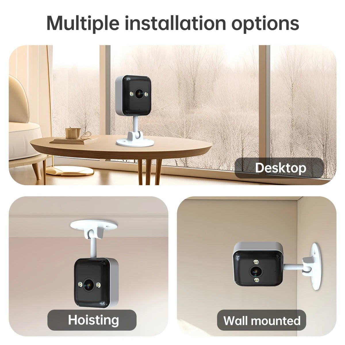 Jooan 1080P Outdoor Wifi IP Camera CCTV Surveillance Camera Waterproof Mini Camera 5 X Zoom Color Night Smart Home Baby Monitor - Lily.sg Global Shopping