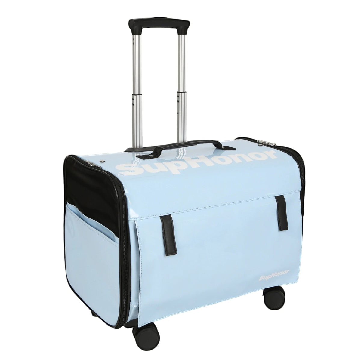 Large Pet Dog Trolley Load 15KG 4 Universal Wheels Pet Stroller Cat Dog Carrier Bag Wheeling Suitcase For Big Pet Travel Case - Lily.sg Global Shopping