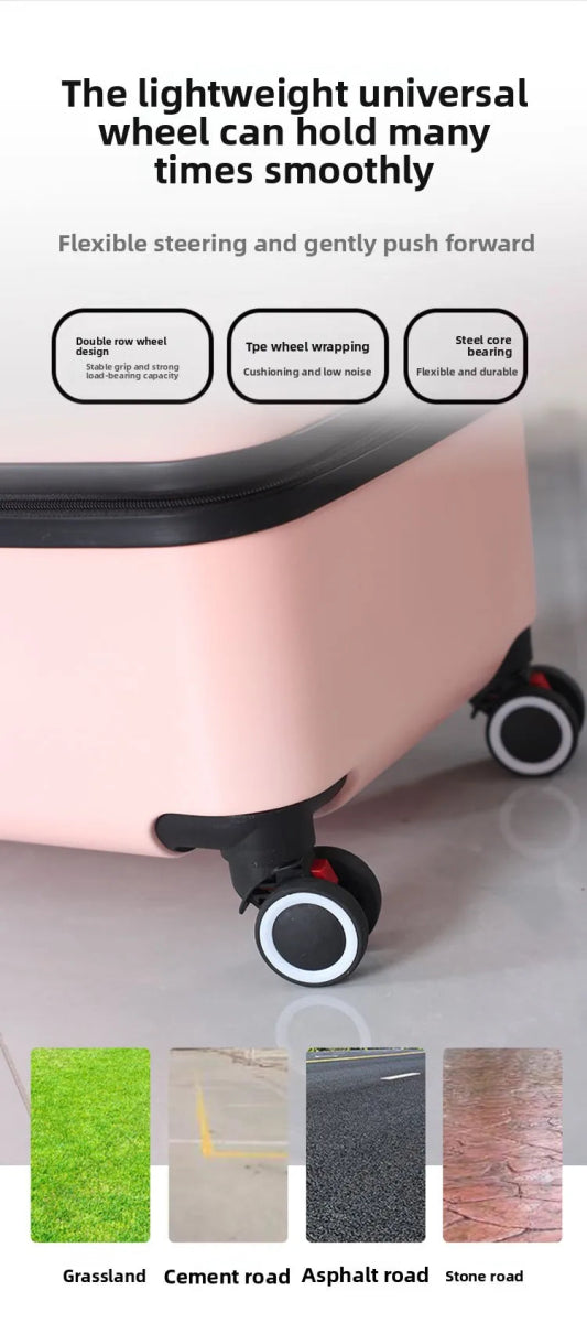 Large Pet Travel Carrier Rolling Pet Transport for Cats & Small Dogs Breathable Cat Suitcase Transparent Skylight Pet Stroller - Lily.sg Global Shopping