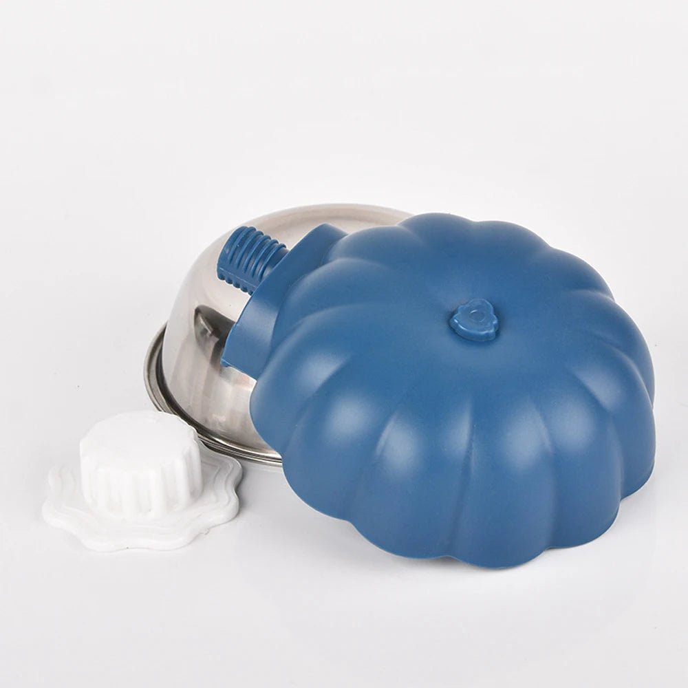 Movable Lifting Pet Hanging Food Bowl Pumpkin Shaped Stainless Steel Water Bowl for Rabbit Hamster Bird Cat Pet Feeding Supplies - Lily.sg Global Shopping