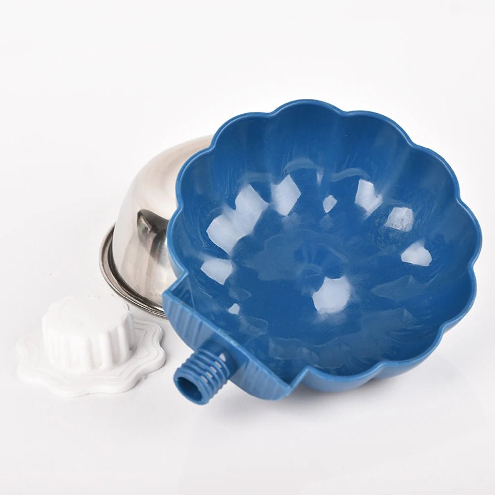 Movable Lifting Pet Hanging Food Bowl Pumpkin Shaped Stainless Steel Water Bowl for Rabbit Hamster Bird Cat Pet Feeding Supplies - Lily.sg Global Shopping
