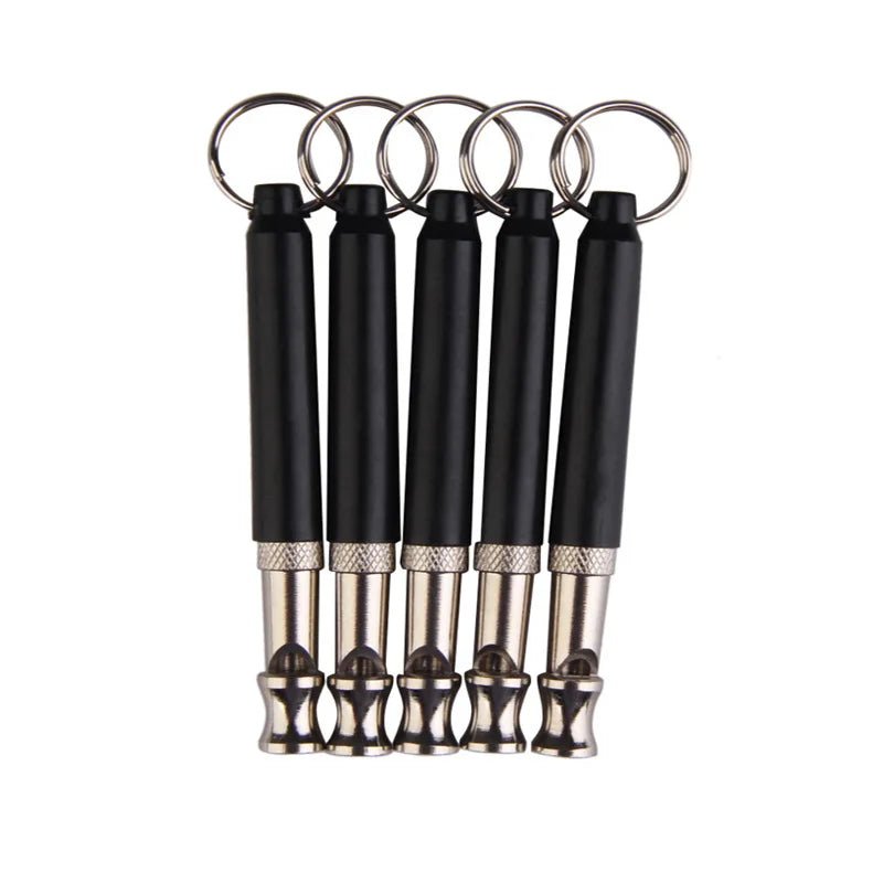 New Dog Pet High Frequency Supersonic Whistle Stop Barking Bark Control Dog Training Deterrent Whistle Puppy Adjustable Training - Lily.sg Global Shopping