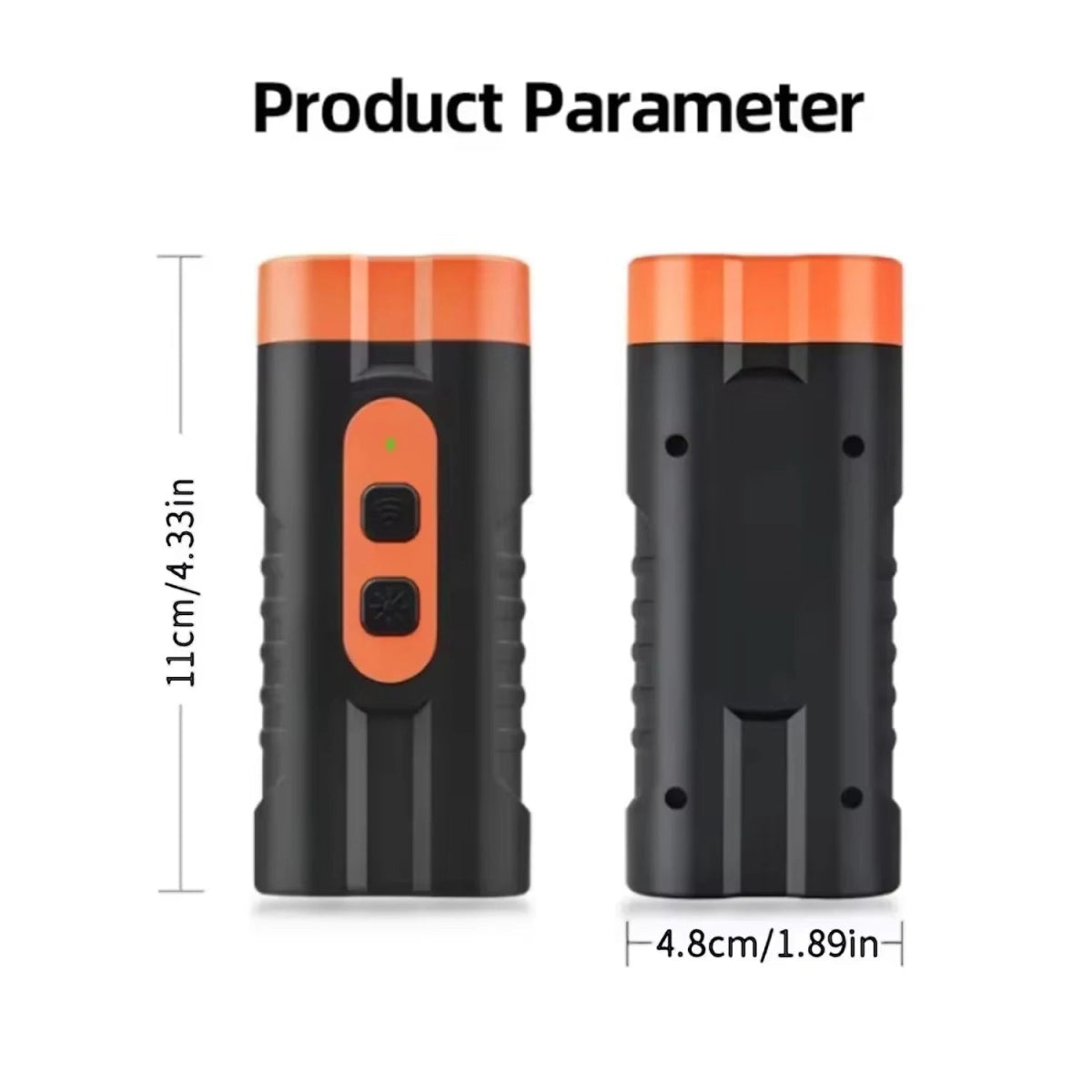 New Dual Head Ultrasonic Dog Repeller USB Rechargeable Dog Training Device High - Power Anti Bark Device with LED Flashlight - Lily.sg Global Shopping