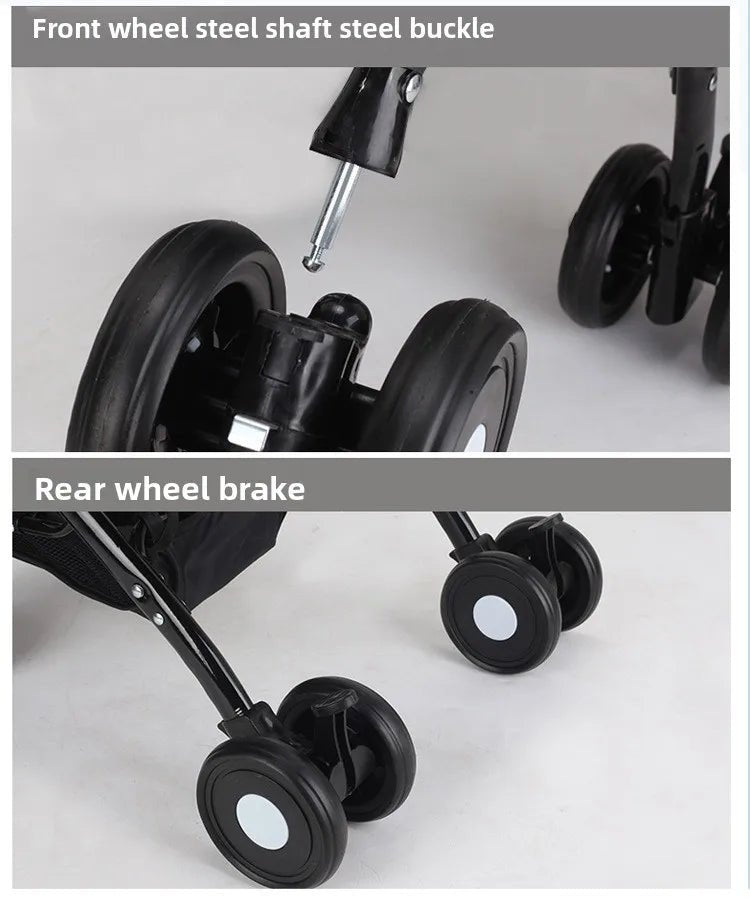 New Multi - layer Pet Strollers Universal for Cats and Dogs Detachable and Detachable Trolley for Pets in Large Space Pet Products - Lily.sg Global Shopping