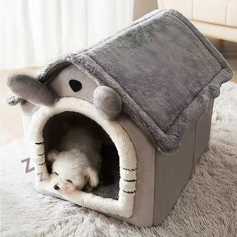 New Pet House with Super Large Space Cat and Dog Beds of All Sizes To Sleep in All Seasons Puppy Keep - Lily.sg Global Shopping