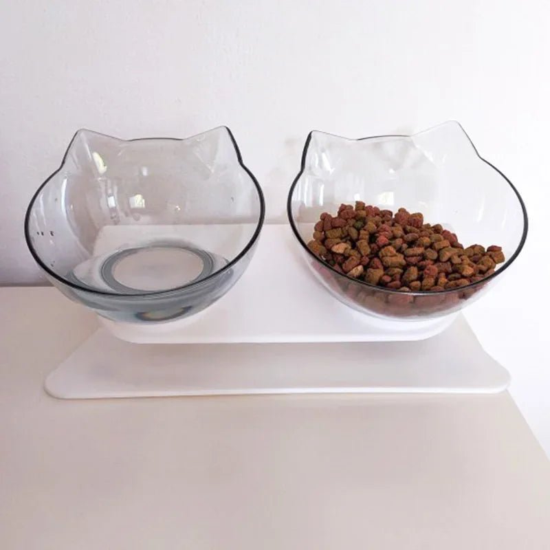 Non - Slip Double Cat Bowl Dog Bowl With Stand Pet Feeding Cat Water Bowl For Cats Food Pet Bowls For Dogs Feeder Product Supplies - Lily.sg Global Shopping