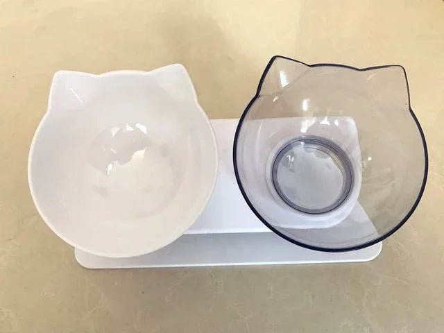 Non - Slip Double Cat Bowl Dog Bowl With Stand Pet Feeding Cat Water Bowl For Cats Food Pet Bowls For Dogs Feeder Product Supplies - Lily.sg Global Shopping