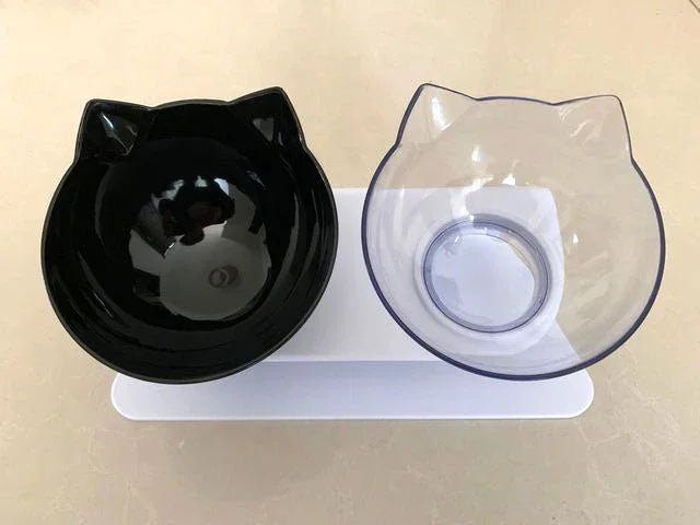 Non - Slip Double Cat Bowl Dog Bowl With Stand Pet Feeding Cat Water Bowl For Cats Food Pet Bowls For Dogs Feeder Product Supplies - Lily.sg Global Shopping