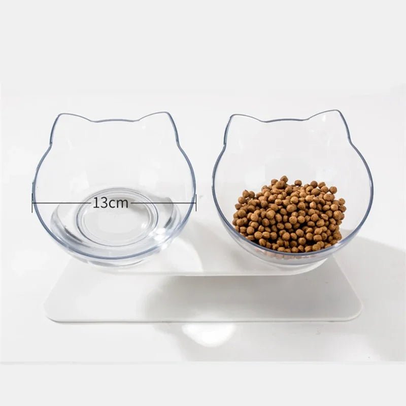 Non - Slip Double Cat Bowl Dog Bowl With Stand Pet Feeding Cat Water Bowl For Cats Food Pet Bowls For Dogs Feeder Product Supplies - Lily.sg Global Shopping