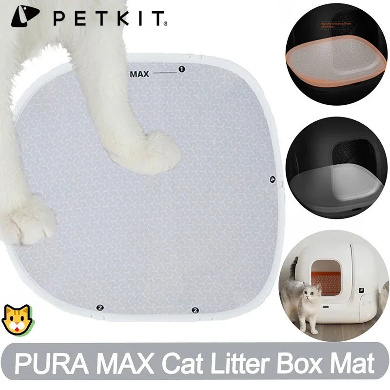 Original Petkit PURA MAX Sandbox Cat Litter Box Mat Accessories Pad Supplies Arena Para Gato Pet Products Automatic Toilet Mat - Lily.sg Global Shopping