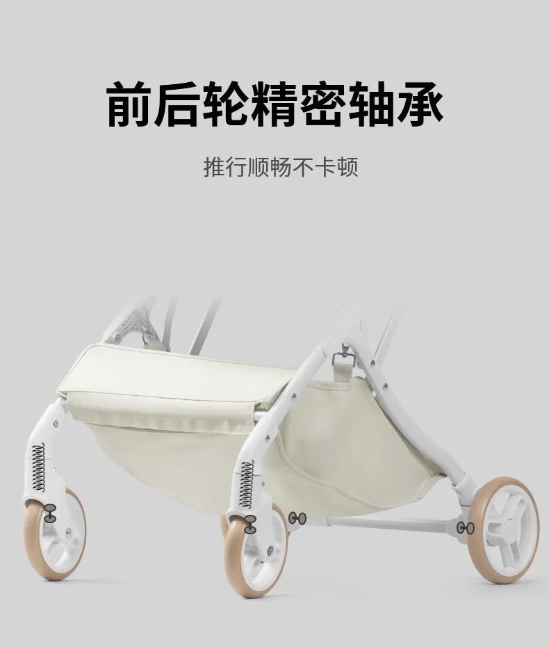 Outdoor Pet Pram One Click Folding Stroller Dog Cat Lightweight Trolley Small Pets Travel Breathable Puppy Supplies - Lily.sg Global Shopping