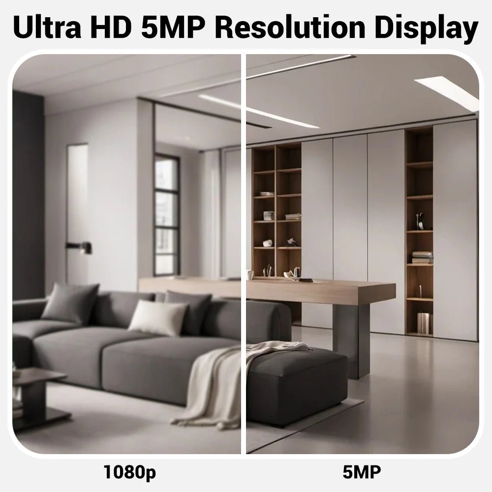 PEGATAH Tuya 5MP One - touch Call Indoor Baby Monitor WiFi PTZ Camera Auto Tracking Color Night Vision IP CCTV Surveillance Camera - Lily.sg Global Shopping