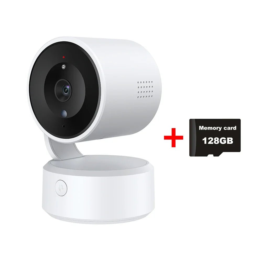 PEGATAH Tuya 5MP One - touch Call Indoor Baby Monitor WiFi PTZ Camera Auto Tracking Color Night Vision IP CCTV Surveillance Camera - Lily.sg Global Shopping