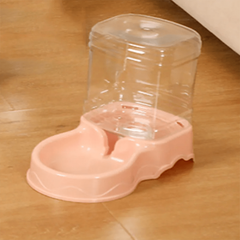 Pet automatic feeder cat drinking water bowl cat bowl dog bowl 3.8L large capacity combination grain storage barrel pet supplies - Lily.sg Global Shopping