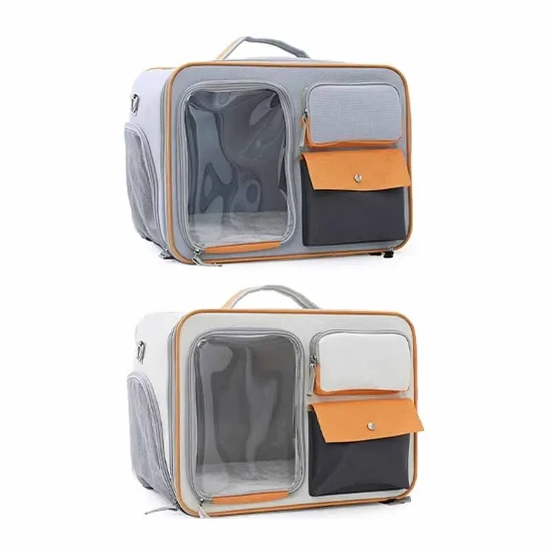 Pet Backpack Portable Pet Stroller Trolley Cases Suitcases Small dog cat Backpack Anti Cat Stress Sense Of Safety Pets Bags - Lily.sg Global Shopping